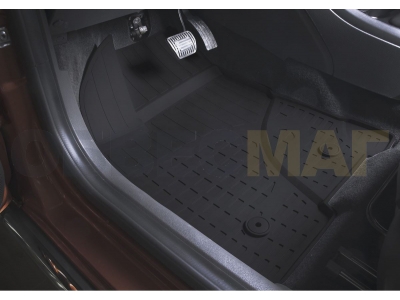 Коврики салона Rival литьевые резина 5 штук для Lada Vesta/Vesta SW 2015-2021