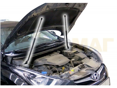 Упоры капота Rival 2 штуки для Hyundai Elantra 2010-2015