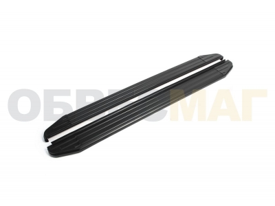 Пороги алюминиевые Rival Black для Suzuki Vitara № A160ALB.5503.1