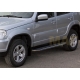 Пороги алюминиевые Rival Premium для Chevrolet Niva 2002-2020