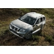 Пороги алюминиевые Rival Black для Nissan Terrano/Renault Duster 2011-2021