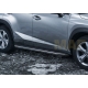 Пороги алюминиевые Rival Premium для Lexus NX-200/200t/300h 2014-2021