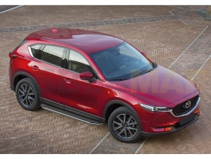 Пороги алюминиевые Rival Premium для Mazda CX-5 № A173ALP.3802.1