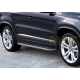 Пороги алюминиевые Rival Premium для Volkswagen Tiguan 2007-2016