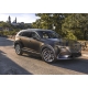 Пороги алюминиевые Rival Black для Mazda CX-9 2017-2021