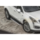 Пороги алюминиевые Rival Premium для Cadillac XT5 2016-2021
