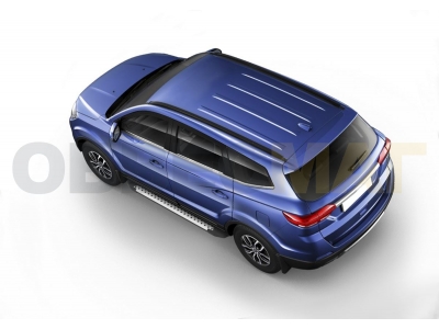 Пороги алюминиевые Rival BMW-Style для Lifan MyWay № D180AL.3304.1