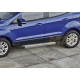 Пороги алюминиевые Rival Silver New для Ford Ecosport 2014-2018