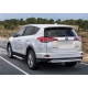 Пороги алюминиевые Rival Silver New для Toyota RAV4 2013-2019