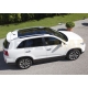 Пороги алюминиевые Rival Black New для Kia Sorento 2012-2020