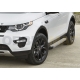 Пороги алюминиевые Rival Silver New для Land Rover Discovery Sport 2014-2021