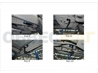 Пороги алюминиевые Rival Silver New для Toyota Highlander 2014-2020