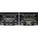 Защита картера, КПП, радиатора и РК Rival для 2,7 сталь 2 мм для Toyota Land Cruiser Prado 150/Lexus GX460 2009-2019