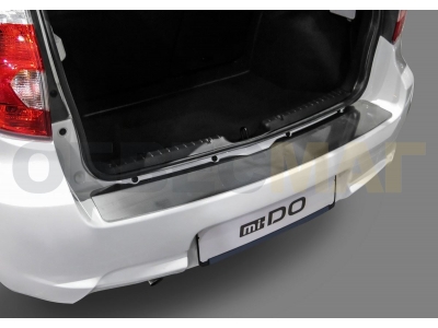 Накладка на задний бампер Rival для Datsun mi-DO 2015-2021