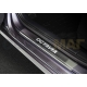 Накладки порогов Rival с надписью 4 штуки для Skoda Octavia A7 2013-2020