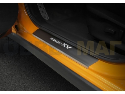 Накладки на пороги Rival 4 шт для Subaru XV NP.5401.3