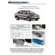 Накладки порогов Rival с надписью 4 штуки для Volkswagen Polo 5 2009-2020