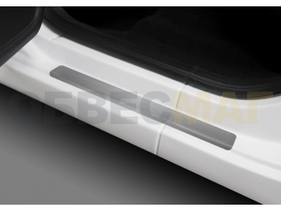Накладки порогов Rival с надписью 4 штуки для Lada Granta 2011-2021