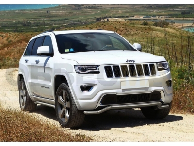 Защита передняя волна 57 мм Rival для Jeep Grand Cherokee 2013-2021