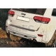 Защита заднего бампера двойная 57-57 мм Rival для Jeep Grand Cherokee 2013-2021