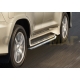 Защита штатных порогов 57 мм Rival для Lexus LX-570/450d 2015-2021