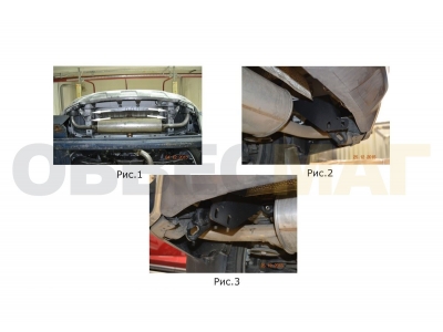 Защита заднего бампера скоба 57 мм Rival для Lexus RX-200t/350 2015-2021