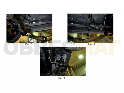 Пороги с площадкой нержавеющий лист 57 мм Rival для Lifan MyWay 2016-2021