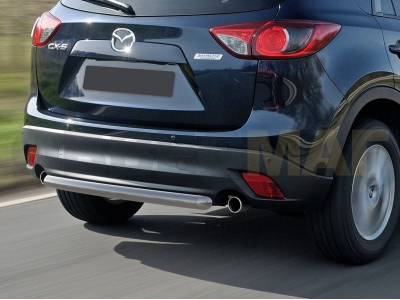 Защита заднего бампера 57 мм Rival для Mazda CX-5 2011-2017