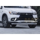 Защита переднего бампера 57 мм Rival для Mitsubishi ASX 2017-2019