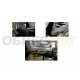 Защита заднего бампера скоба 57 мм Rival для Nissan Murano 2010-2016