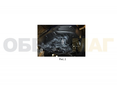 Защита переднего бампера 42 мм Rival для Suzuki SX4 2013-2016
