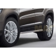 Защита штатных порогов 57 мм Rival для Volkswagen Tiguan 2011-2016