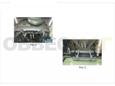 Защита заднего бампера 76 мм Rival для УАЗ 3163 Патриот 2015-2021