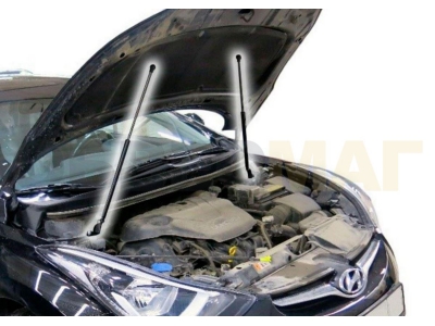 Упоры капота Автоупор 2 штуки для Hyundai Elantra 2010-2015