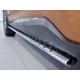 Пороги труба овальная с проступью 75х42 мм РусСталь для Nissan Murano 2016-2021