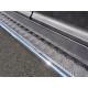 Пороги с площадкой алюминиевый лист 42 мм вариант 1 РусСталь для Hyundai Creta 2016-2021