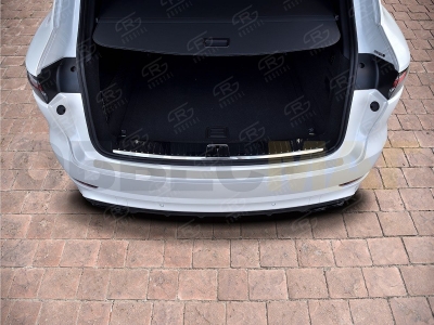 Накладка на задний бампер РусСталь шлифованный лист для Porsche Cayenne № PRCAYN-003464