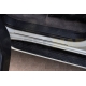 Накладки на пороги РусСталь шлифованный лист для Toyota Land Cruiser 200 2007-2011
