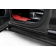 Пороги алюминиевые "Premium Black" 1800 черные Hyundai Grand Santa-Fe (2012-2016) Slitkoff