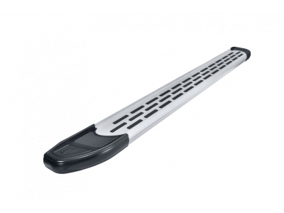 Пороги алюминиевые "Premium Silver" 1700 серебристые Lada Xray (2015-2022) Slitkoff