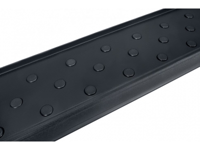 Пороги алюминиевые "Standart Black" 1700 черные Lada Xray (2015-2022) Slitkoff
