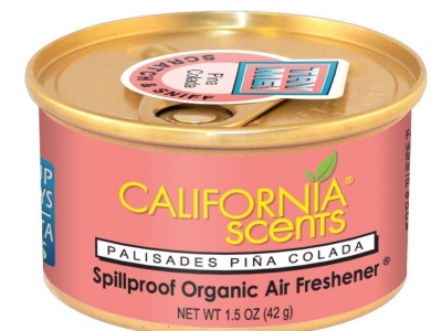 Освежитель воздуха California Scents, под сиденье, органические, аромат Пина-Колада