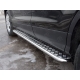 Пороги с площадкой алюминиевый лист вариант 1 РусСталь для Ford Kuga 2016-2021