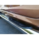 Пороги труба с накладками 76 мм вариант 3 РусСталь для Lada XRay 2016-2021