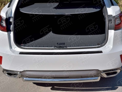 Накладка на задний бампер зеркальный лист для Lexus RX-200t/350/450h № LRX2N-002379