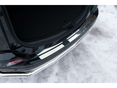 Накладка на задний бампер зеркальный лист для Toyota RAV4 № TR4N-002205