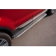 Пороги с площадкой алюминиевый лист 42 мм РусСталь для Land Rover Evoque 2011-2018