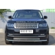 Защита передняя двойная 63-42 мм РусСталь для Land Rover Range Rover 2012-2021