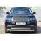 Защита передняя двойная 76-63 мм РусСталь для Land Rover Range Rover 2012-2021
