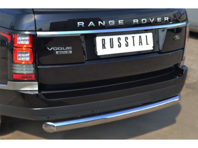 Защита заднего бампера 76 мм РусСталь для Land Rover Range Rover 2012-2021